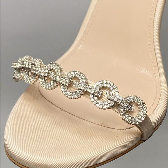 Aquazzura Love Link 105mm Embellished Sandals size 39.5 - Picture 13 of 16